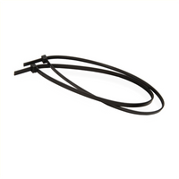 Tie wrap / kabelbinder zwart 150x3.6 mm per 100