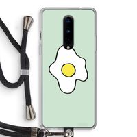 Spiegelei: OnePlus 8 Transparant Hoesje met koord