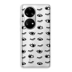 Eye pattern #2: Huawei P50 Pro Transparant Hoesje