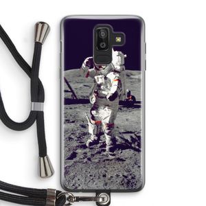 Spaceman: Samsung Galaxy J8 (2018) Transparant Hoesje met koord