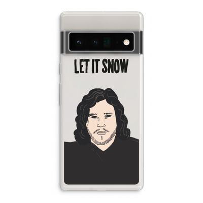 Let It Snow: Google Pixel 6 Pro Transparant Hoesje