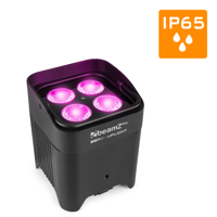 BeamZ BBP54 verticale LED-par voor buiten op accu RGBWA+UV WDMX