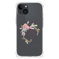 iPhone 15 Plus Stevig Bumper Hoesje Boho Text - thumbnail