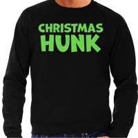 Foute Kersttrui voor heren - Christmas hunk - zwart - glitter groen - Kerstfeest