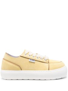 Sunnei baskets Dreamy en daim - Jaune