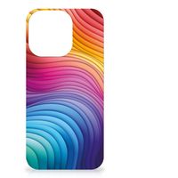 Backcover voor iPhone 15 Pro Regenboog