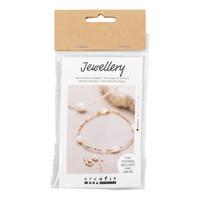 Creativ Company Mini Hobbyset Sieraden Armband en Ketting met Sluiting - thumbnail