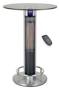 Hyundai Statafel met elektrische verwarming | 1600W | 70 x 110 cm - 68821 - 68821