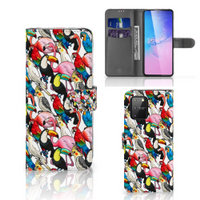 Samsung S10 Lite Telefoonhoesje met Pasjes Birds - thumbnail