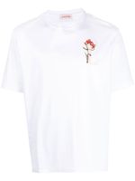 Lanvin t-shirt L à patch logo - Blanc Lanvin t-shirt L à patch logo - Blanc