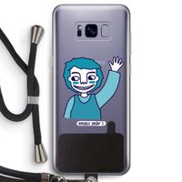 Zwaai: Samsung Galaxy S8 Transparant Hoesje met koord