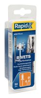 High performance blindklinknagels Ø4,0 x 14 mm, 50 stuks + boor - 5000385