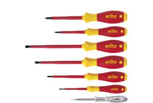 Wiha Schroevendraaierset | 7-delig | sleuf / PH | met spanningzoeker VDE | 1 stuk - 00834 - 00834
