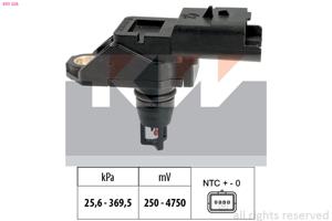 KW Inlaatdruk-/map sensor 493 328