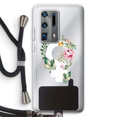 Venus: Huawei P40 Pro Plus Transparant Hoesje met koord