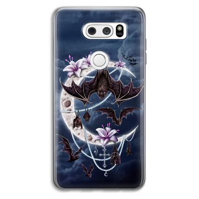 Vleermuizen Maan: LG V30 Transparant Hoesje