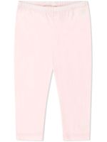 Fendi Kids legging à logo brodé - Rose