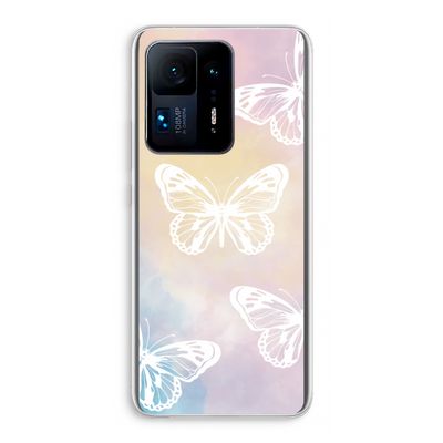 White butterfly: Xiaomi Mi Mix 4 Transparant Hoesje
