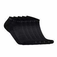 Craft Active Shaftless sokken 5-pack zwart unisex