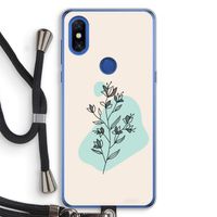 Violets are blue: Xiaomi Mi Mix 3 Transparant Hoesje met koord