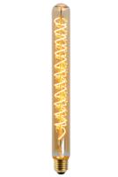 Lucide T32 - Filament lamp - Ø 3,2 cm - LED Dimb. - E27 - 1x4,9W 2200K - Amber