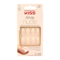 Kiss French nude acrylic nails leilani 1 Set