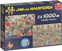 Jan van Haasteren ‚Äì Fijne Feestdagen Puzzel 2x 1000 Stukjes