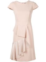 Paule Ka ruffle trim shift dress - Rose