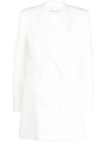 Prabal Gurung blazer cintré à boutonnière croisée - Blanc