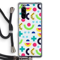 8-bit N°1: Sony Xperia 5 Transparant Hoesje met koord
