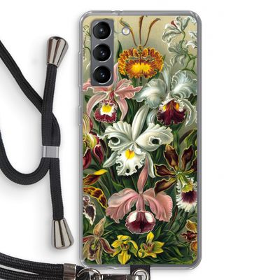 Haeckel Orchidae: Samsung Galaxy S21 Transparant Hoesje met koord