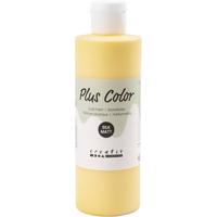Plus Color acrylverf, crocus yellow, 250 ml/ 1 fles