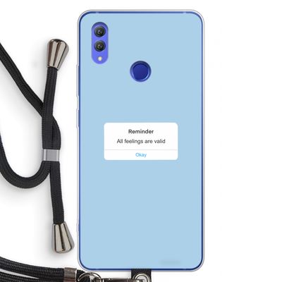 Reminder: Honor Note 10 Transparant Hoesje met koord