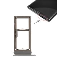 SIM-kaarthouder + Micro SD Card lade voor Galaxy Note9 (zwart)