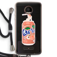 S(peach)less: Motorola Moto Z Force Transparant Hoesje met koord