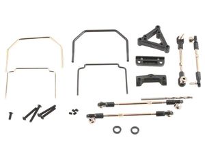 Sway bar kit, revo (front and rear) (includes thick and thin sway bars and adjustable linkage) (requires part #5411 to install rear bumper)