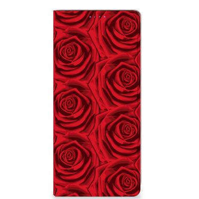 Samsung Galaxy A22 5G Smart Cover Red Roses