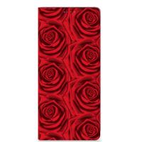 Samsung Galaxy A22 5G Smart Cover Red Roses