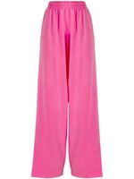 Balenciaga pantalon de jogging à taille élastiquée - Rose