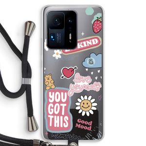 Positivity: Xiaomi Mi Mix 4 Transparant Hoesje met koord
