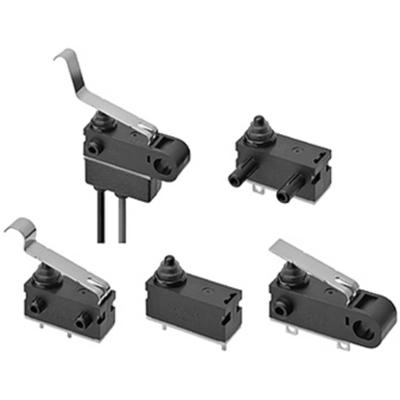 Omron D2AW-BL083M-R Microschakelaar 12 V/DC 0.1 A 1x uit/(aan) 1 stuk(s)