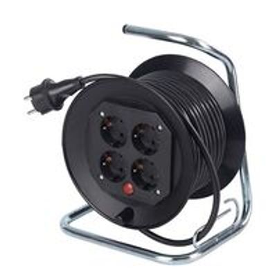 Schwabe Mini Kabelhaspel Vinyl H05VV-F 3x1,5 Ø180mm IP20 10m