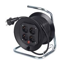 Schwabe Mini Kabelhaspel Vinyl H05VV-F 3x1,5 Ø180mm IP20 10m