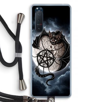 Volle maan: Sony Xperia 5 II Transparant Hoesje met koord Volle maan: Sony Xperia 5 II Transparant Hoesje met koord