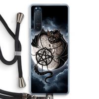 Volle maan: Sony Xperia 5 II Transparant Hoesje met koord