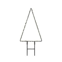 Verlichte decoratie Lumineo Kerstboom 18 x 27 cm Metaal Staak MicroLED