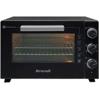 BRANDT FC469MUB - Mini-Oven 46 liter - 1800W - Multifunctioneel - Regelbare thermostaat 230°C - Timer 120min - Aluminium - Zwart