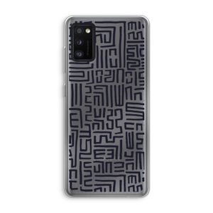 Moroccan Print: Samsung Galaxy A41 Transparant Hoesje