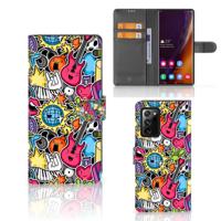 Samsung Galaxy Note20 Ultra | Wallet Case | met Pasjes | Punk Rock