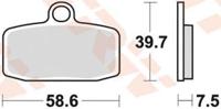 TRW Brake pad mcb 842 si sintered metal
